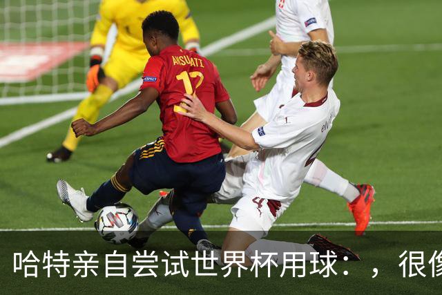 哈特亲自尝试世界杯用球：，很像2010年那款，但没那么难扑